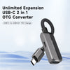 Mcdodo 283 OTG 2 in 1 Convertor (USB-C to USB-A 3.0 + USB-C)