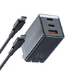 Mcdodo 153 67W 2C1U Gan5 mini Fast Charger Kit Pro (US plug)-with Type-c to Type-c Cable 1.2m