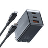 Mcdodo 67W 2C1U Gan5 mini Fast Charger Kit Pro (US plug)-with Type-c to Lightning Cable 1.2m