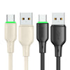Mcdodo Alpha Series Silicone 6A USB C Data Cable with LED 1.2m