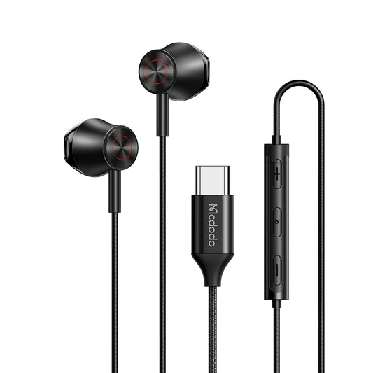 Mcdodo 407 Stereo Semi-in-ear Wired Earphone for Type-C