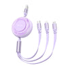 Mcdodo Sparkling Series 66W 3 in 1 Retractable Charging Cable 1.2m