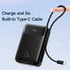 Mcdodo 372 22.5W PD+QC 20000mAh Power Bank Built-in USB-C Cable with Digital Display