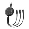 Mcdodo Sparkling Series 66W 3 in 1 Retractable Charging Cable 1.2m