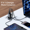 Mcdodo 155 67W 2C1U Gan5 mini Fast Charger Pro (UK plug) -with Type-c to Lightning Cable 1.2m
