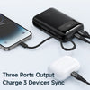 Mcdodo 22.5W PD+QC 20000mAh Power Bank Built-in Lightning Cable with Digital Display