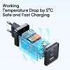 Mcdodo 67W 2C1U Gan5 mini Fast Charger Pro (EU plug) -with Type-c to Lightning Cable 1.2m