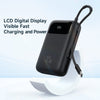 Mcdodo 22,5W PD+QC 20000mAh Power Bank cabo USB-C integrado com display digital