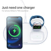 Mcdodo 706 3 in 1 Wireless Charger 15W  (mobile/TWS/Apple watch)