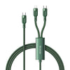 Mcdodo Thunder Series 2 in 1 Type-c to Type-c and Lightning Cable 1.2m (100W Max.)