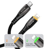 Mcdodo Porsche Series PD Type-c to Lightning Cable with LED 1.2m 1.8m