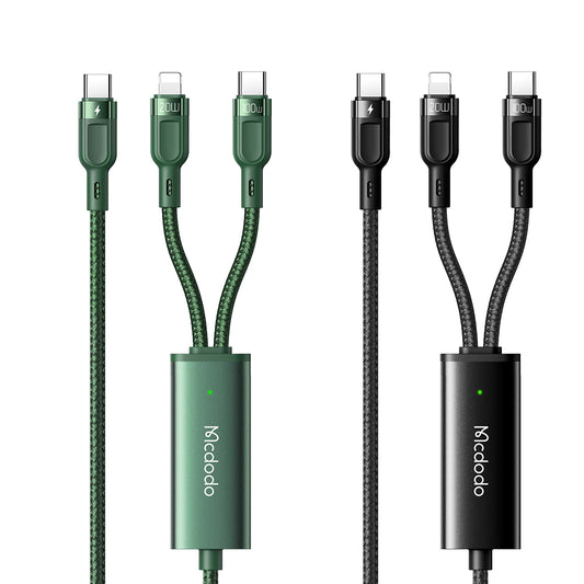 Mcdodo 878 2 in 1 Type-c to Type-c and Lightning Cable 1.2m (100W Max.)