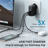 Mcdodo Mecha Series GaN 65W Dual Type-C + USB Mini Size Wall Charger (EU plug)