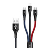 Mcdodo 622 3 in 1 Lightning+Micro USB+Type-c Cable 1.2m
