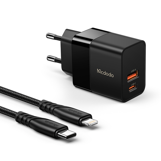 Mcdodo 195 20W Charger + C to L Cable Set (EU plug)