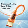 Mcdodo 2019 Type-C 6A Transparent Data Cable 1.2m 1.8m