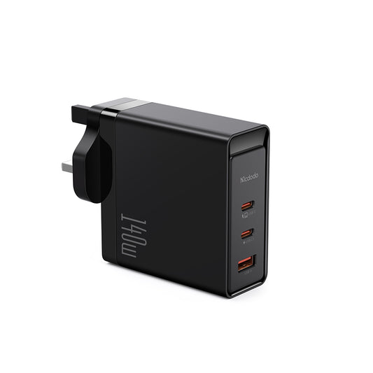 Mcdodo 290 140W GaN 5 Pro Dual Type-C + USB  Fast Charger (Uk plug)