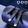 Mcdodo Mamba Série 3 em 1 Lightning+Micro USB+Cabo Tipo-c 1,2m 