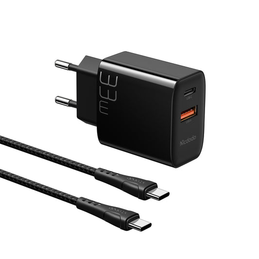Mcdodo 092 33W Charger + C to C Cable Charger Set (EU plug)
