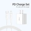 Mcdodo 20W Single Port PD Cable + PD Charger Set (US plug)