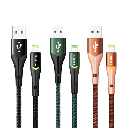 Mcdodo 784 Lightning USB Data Cable with Switching LED 1.2m 1.8m