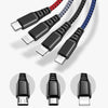 Mcdodo Armor Series 4 in 1 Lightning*2+Micro USB+Type-c Cable 1.2m