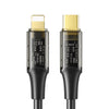 Mcdodo 159 Type-C to Lightning 36W Transparent Data Cable 1.2m 1.8m