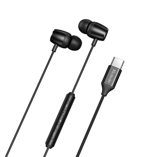 Mcdodo 105 Digital Earphone for Type-C (support call/volume control)